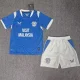 26-27 Cardiff City Home Kids Soccer Jersey