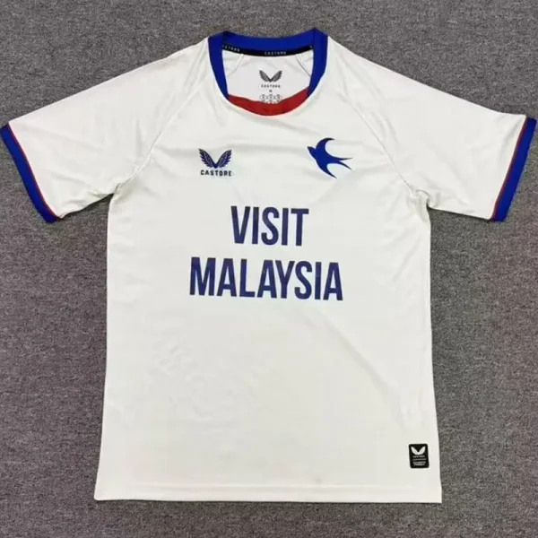 26-27 Cardiff City Away Fans Soccer Jersey