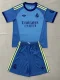 26-27 RMA Lake blue Goalkeeper Kids Soccer Jersey