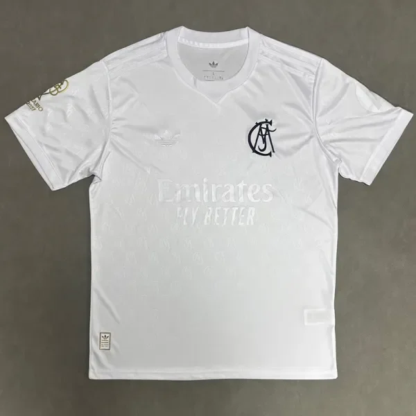 26-27 RMA White 125th Anniversary Fans Soccer Jersey (圆领)