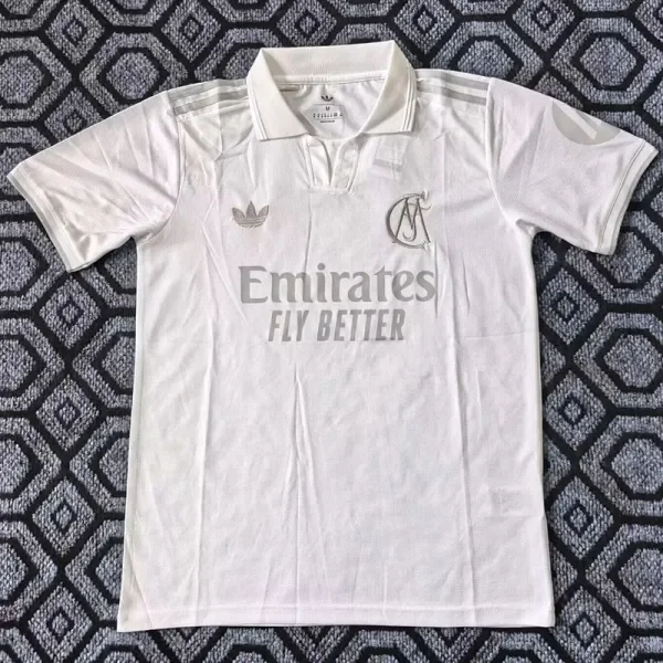 26-27 RMA White 125th Anniversary Fans Soccer Jersey (有领)