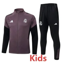 26-27 RMA Gray Purple Kids Jacket Tracksuit #E26025(童装)