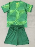 26-27 BAR Green Goalkeeper Kids Soccer Jersey