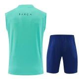 26-27 BAR Lake blue Tank top and shorts suit