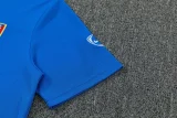 26-27 ATM Fancy blue Short shirts and Long trousers Suit (圆领)