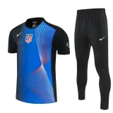 26-27 ATM Black Short shirts and Long trousers Suit (圆领)