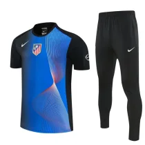 26-27 ATM Black Short shirts and Long trousers Suit (圆领)