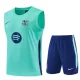 26-27 BAR Lake blue Tank top and shorts suit