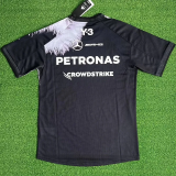 2026 Mercedes Black T-Shirts Racing Suit (Football Jersey Size)小狼头(圆领)