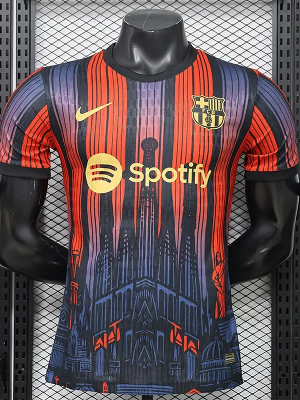 26-27 BAR Red Black Special Edition Player Version Training Shirts