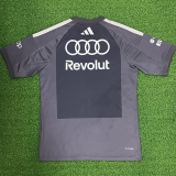 2026 Audi Gray T-Shirts Racing Suit (Football Jersey Size)(圆领)