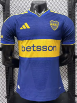 26-27 Boca Juniors Home Player Version Soccer Jersey