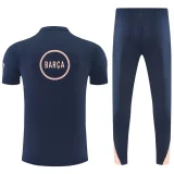 26-27 BAR Royal blue Short shirts and Long trousers Suit (圆领)