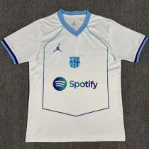 26-27 BAR White Blue Special Edition Fans Training shirts