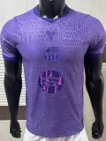 26-27 BAR Purple Blue Special Edition Player Version Training shirts