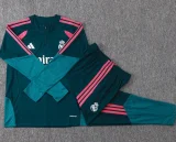 26-27 RMA Dark green Kids Half Pull Tracksuit #E26062(童装)(半拉链)