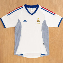 2002 France Away Retro Soccer Jersey