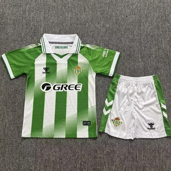 26-27 Real Betis Home Kids Soccer Jersey