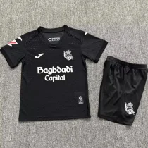 26-27 Real Sociedad Away Kids Soccer Jersey