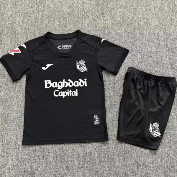 26-27 Real Sociedad Away Kids Soccer Jersey