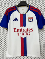 26-27 Lyon Home Fans Soccer Jersey