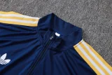 26-27 RMA Royal blue Kids Half Pull Tracksuit #E26036(童装)(半拉链)