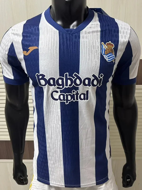 26-27 Real Sociedad Home Player Version Soccer Jersey