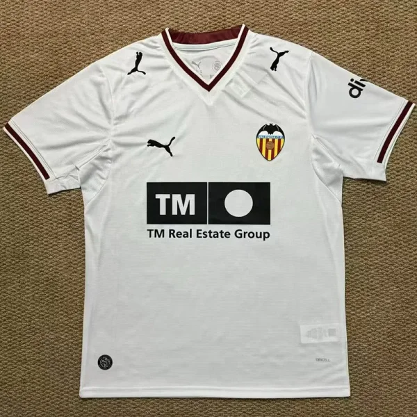 26-27 Valencia Home Fans Soccer Jersey