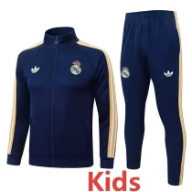 26-27 RMA Royal blue Kids Half Pull Tracksuit #E26036(童装)(半拉链)