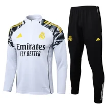 25-26 RMA White Half Pull Tracksuit #B25152(半拉链)