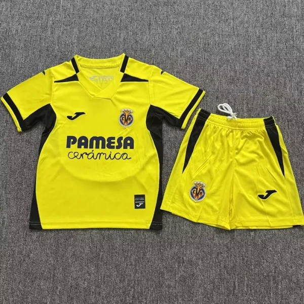 26-27 Villarreal Home Kids Soccer Jersey