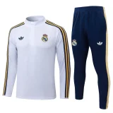26-27 RMA White Half Pull Tracksuit #B26039(半拉链)