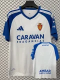 26-27 Zaragoza Home Fans Soccer Jersey