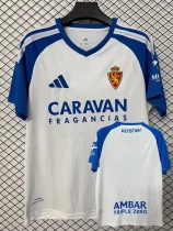 26-27 Zaragoza Home Fans Soccer Jersey