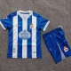 26-27 La Coruna Home Kids Soccer Jersey