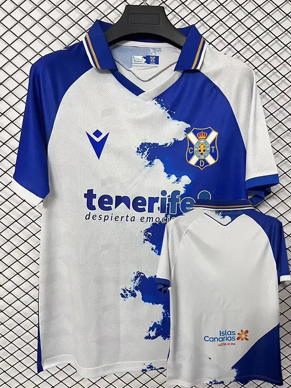 26-27 CD Tenerife Home Fans Soccer Jersey