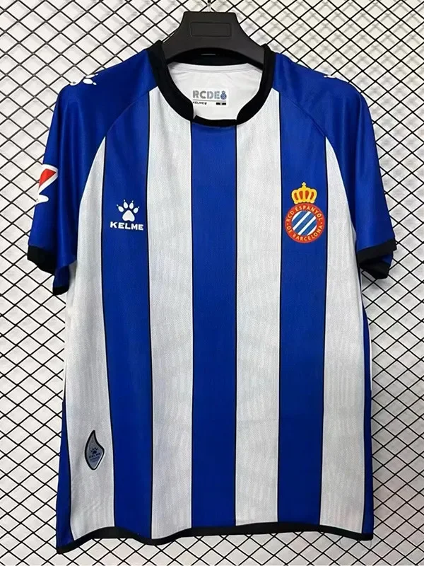 26-27 Espanyol Home Fans Soccer Jersey