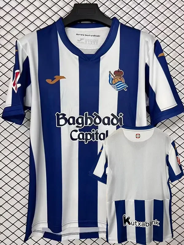 26-27 Real Sociedad Home Fans Soccer Jersey