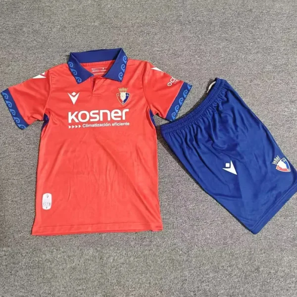 26-27 Osasuna Home Kids Soccer Jersey