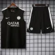 26-27 PSG Black Tank top and shorts suit
