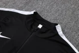 26-27 PSG Black Half Pull Tracksuit #B26033(半拉链)
