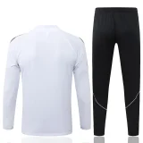 26-27 PSG White Half Pull Tracksuit #B26029(半拉链)