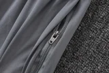 26-27 PSG White Gray Half Pull Tracksuit #B26032(半拉链)