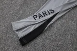 26-27 PSG White Gray Half Pull Tracksuit #B26032(半拉链)