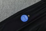 26-27 PSG Black Short shirts and Long trousers Suit (圆领)