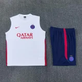 26-27 PSG White Tank top and shorts suit