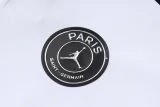 26-27 PSG White Gray Half Pull Tracksuit #B26032(半拉链)