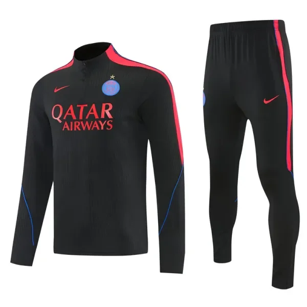 26-27 PSG Black Half Pull Tracksuit (半拉链)