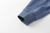 26-27 PSG Grey Blue Hoodie Jacket Tracksuit #01