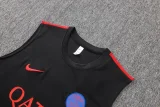 26-27 PSG Black Tank top and shorts suit #D26050